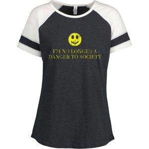 IM No Longer A Danger To Society Enza Ladies Jersey Colorblock Tee