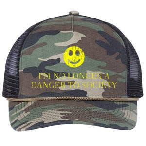 IM No Longer A Danger To Society Retro Rope Trucker Hat Cap