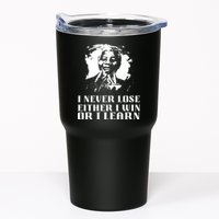 I Never Lose Either I Win Or I Learn Mandela's Motivational Tumbler