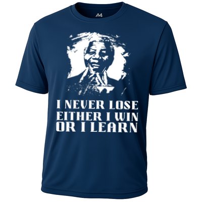 I Never Lose Either I Win Or I Learn Mandela's Motivational Performance Shirt