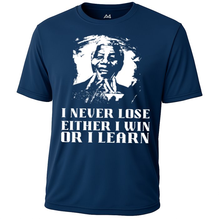 I Never Lose Either I Win Or I Learn Mandela's Motivational Performance Shirt