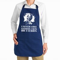 I Never Lose Either I Win Or I Learn Mandela's Motivational Apron
