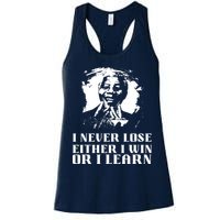 I Never Lose Either I Win Or I Learn Mandela's Motivational Womens Tank Top