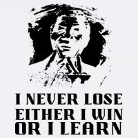 I Never Lose Either I Win Or I Learn Mandela's Motivational Garment-Dyed Sweatshirt
