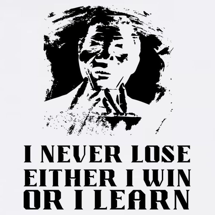 I Never Lose Either I Win Or I Learn Mandela's Motivational Garment-Dyed Sweatshirt