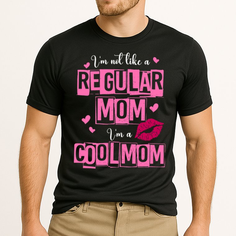 IM Not Like A Regular Mom Funny Mom Performance Shirt