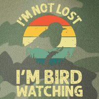 IM Not Lost IM Bird Wat Ching Bird Watcher Birder Legacy Tie Dye Trucker Hat