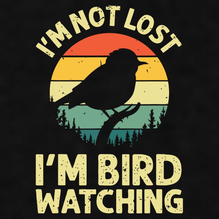 IM Not Lost IM Bird Wat Ching Bird Watcher Birder Ladies PosiCharge Tri-Blend Wicking Tank