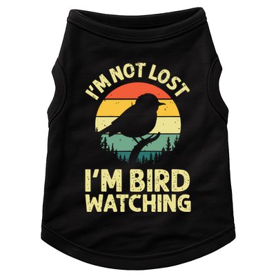 IM Not Lost IM Bird Wat Ching Bird Watcher Birder Doggie Tank