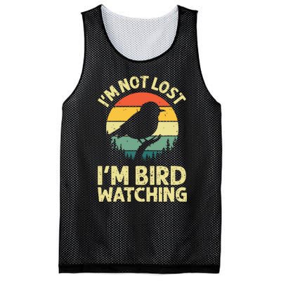 IM Not Lost IM Bird Wat Ching Bird Watcher Birder Mesh Reversible Basketball Jersey Tank