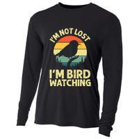 IM Not Lost IM Bird Wat Ching Bird Watcher Birder Cooling Performance Long Sleeve Crew