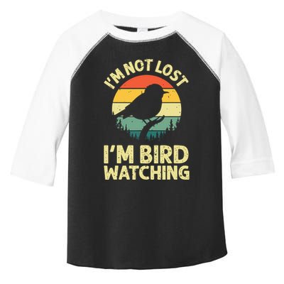 IM Not Lost IM Bird Wat Ching Bird Watcher Birder Toddler Fine Jersey T-Shirt