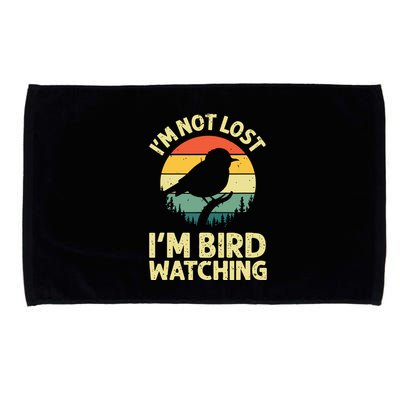 IM Not Lost IM Bird Wat Ching Bird Watcher Birder Microfiber Hand Towel