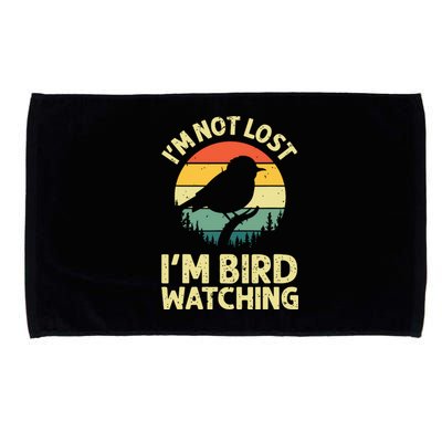 IM Not Lost IM Bird Wat Ching Bird Watcher Birder Microfiber Hand Towel