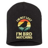 IM Not Lost IM Bird Wat Ching Bird Watcher Birder Short Acrylic Beanie