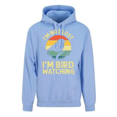 IM Not Lost IM Bird Wat Ching Bird Watcher Birder Unisex Surf Hoodie