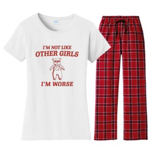 Im Not Like Other Girl Women's Flannel Pajama Set