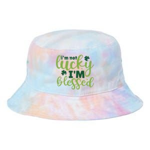 Im Not Lucky Im Blessed St Patrick’S Day Tie Dye Newport Bucket Hat