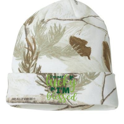 Im Not Lucky Im Blessed St Patrick’S Day Kati Licensed 12" Camo Beanie