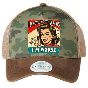 IM Not Like Other IM Worse Legacy Tie Dye Trucker Hat