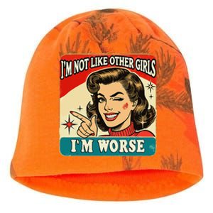 IM Not Like Other IM Worse Kati - Camo Knit Beanie