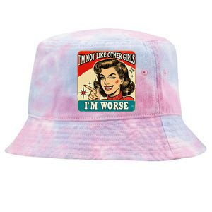 IM Not Like Other IM Worse Tie-Dyed Bucket Hat