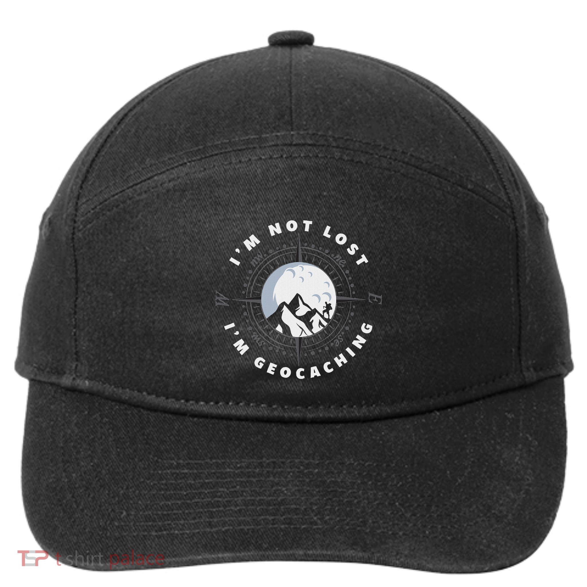 IM Not Lost IM Geocacher Funny Geocacher Geocache 7-Panel Snapback Hat