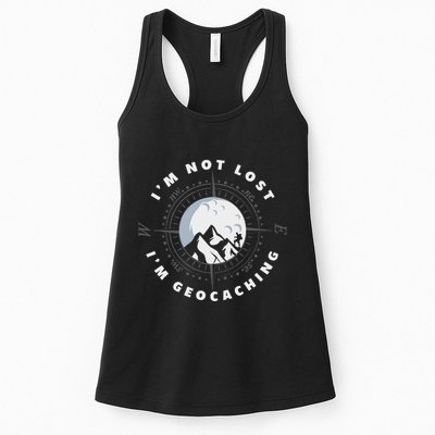 IM Not Lost IM Geocacher Funny Geocacher Geocache Womens Tank Top