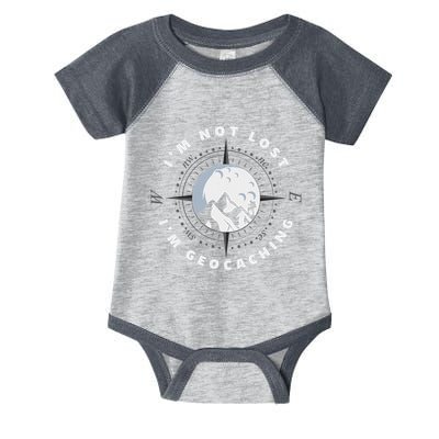 IM Not Lost IM Geocacher Funny Geocacher Geocache Infant Baby Jersey Bodysuit