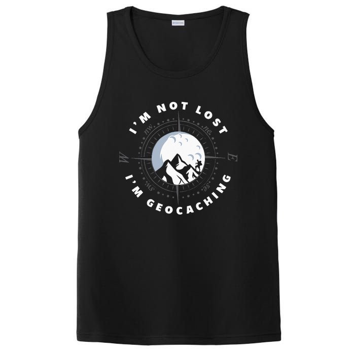 Im Not Lost Im Geocacher Funny Geocacher Geocache PosiCharge Competitor Tank