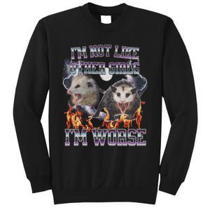 IM Not Like Other IM Worse Possum Funny Sweatshirt