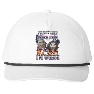 IM Not Like Other IM Worse Possum Funny Snapback Five-Panel Rope Hat