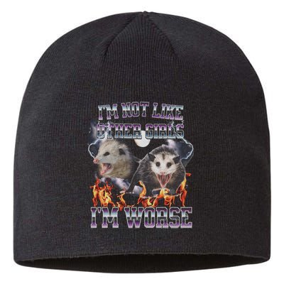 IM Not Like Other IM Worse Possum Funny Sustainable Beanie