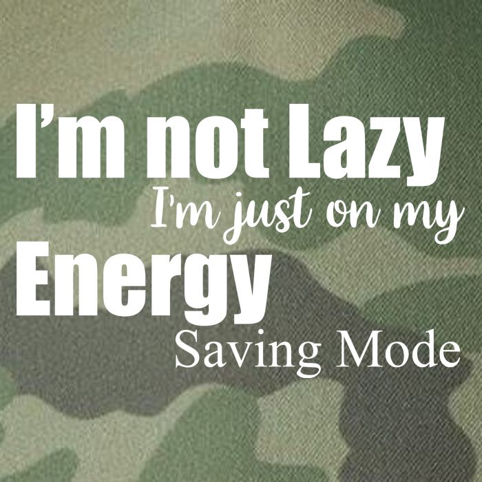 I'm Not Lazy I'm Just On My Energy Saving Mode Legacy Tie Dye Trucker Hat