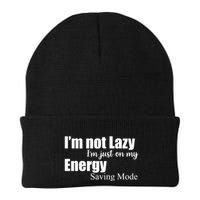 I'm Not Lazy I'm Just On My Energy Saving Mode Knit Cap Winter Beanie