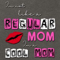 IM Not Like A Regular Mom IM A Coolmom Cotton Canvas Backpack