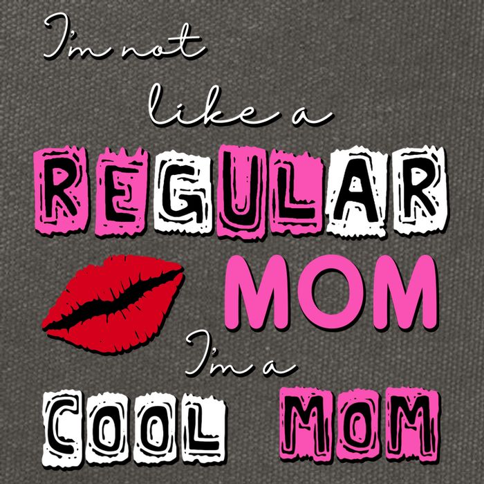 IM Not Like A Regular Mom IM A Coolmom Cotton Canvas Backpack