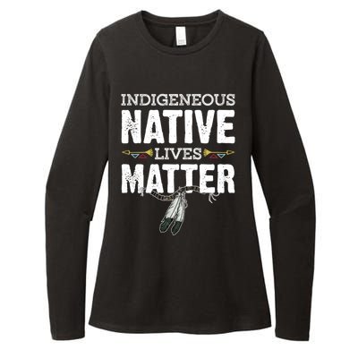 Indigenous Native Lives Matter Native American Day Indian Great Gift Womens CVC Long Sleeve Shirt