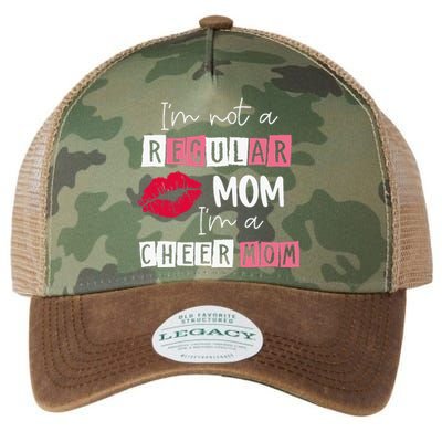 Im Not Like A Regular Mom Im A Cheer Mom Legacy Tie Dye Trucker Hat