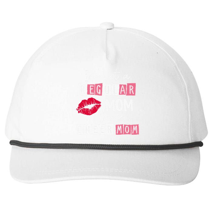 Im Not Like A Regular Mom Im A Cheer Mom Snapback Five-Panel Rope Hat