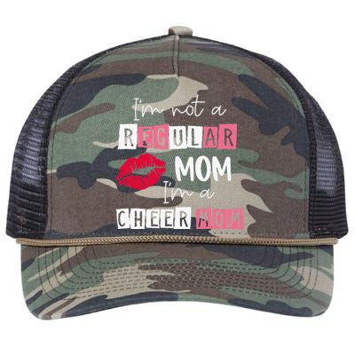 Im Not Like A Regular Mom Im A Cheer Mom Retro Rope Trucker Hat Cap