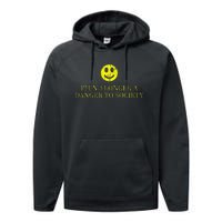 IM No Longer A Danger To Society Performance Fleece Hoodie