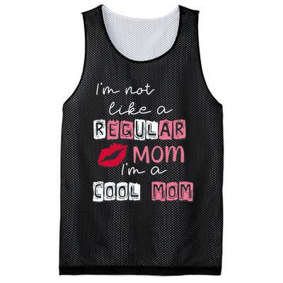 IM Not Like A Regular Mom IM A Cool Mom Design For Mom Mesh Reversible Basketball Jersey Tank