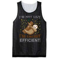 I'm Not Lazy I'm Energy Efficient Mesh Reversible Basketball Jersey Tank