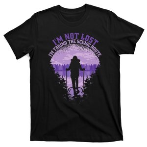 I'm Not Lost Mountaineering Hiker Nature Hiking T-Shirt