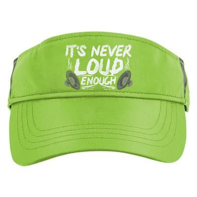 ItS Never Loud Enough Gift Adult Drive Performance Visor