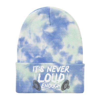 ItS Never Loud Enough Gift Tie Dye 12in Knit Beanie