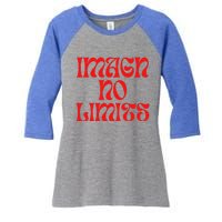 Imagn No Limits Women's Tri-Blend 3/4-Sleeve Raglan Shirt