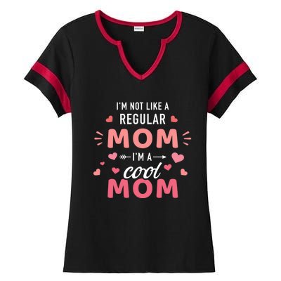 I'm Not Like A Regular Mom I'm A Cool Mother Gift Ladies Halftime Notch Neck Tee