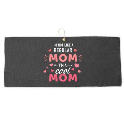 I'm Not Like A Regular Mom I'm A Cool Mother Gift Large Microfiber Waffle Golf Towel